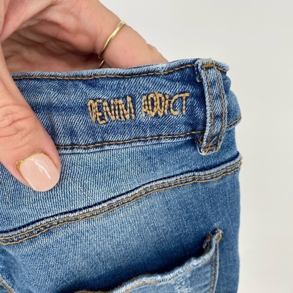 Zara kids denim addict button fly skinny jeans 10 - Picture 3 of 7